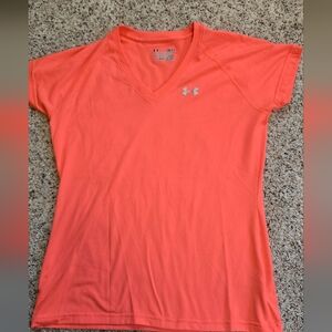 Under Armour Orange Heat Gear Small